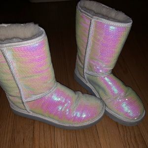 Ugg sparkly “I do” boots